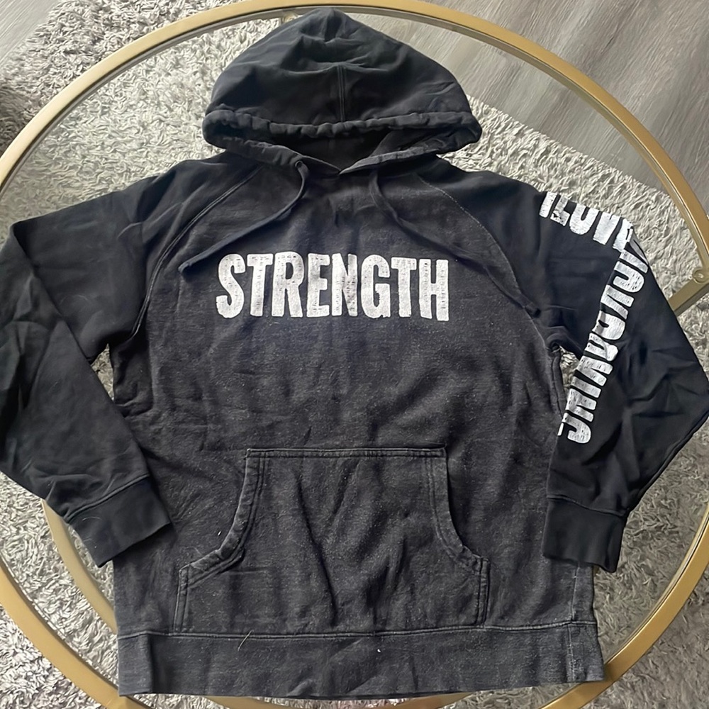 ILoveKickboxing Strength Hoodie. Lightly Worn. Size Small